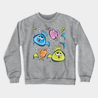 Multicolour Fish Crewneck Sweatshirt